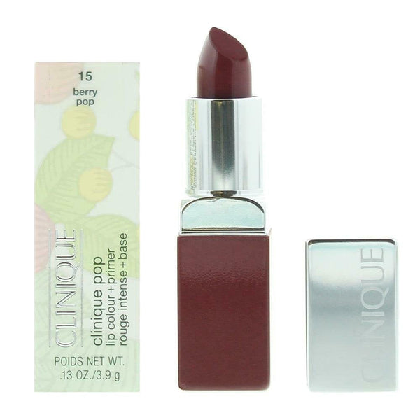Clinique Pop Lip Colour + Primer 3.9G - 15 Berry Pop