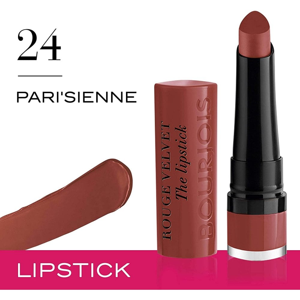 Bourjois Bourjois Rouge Velvet Lipstick - 24 Pari'Sienne - Health & Beauty > Personal Care > Cosmetics > Makeup > Lip Makeup > Lipsticks Lipstick