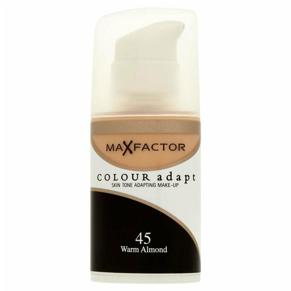 MAX FACTOR Max Factor Colour Adapt Foundation 34ml - 45 Warm Almond - Health & Beauty > Personal Care > Cosmetics > Makeup > Face Makeup > Foundations & Concealers