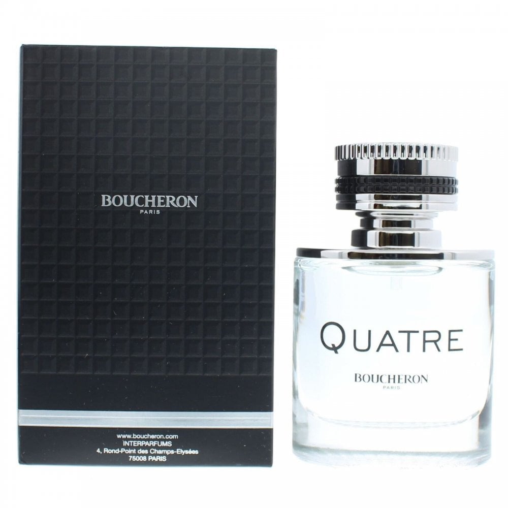 Boucheron Boucheron Quatre Pour Homme 50ml EDT Spray - Health & Beauty > Personal Care > Cosmetics > Perfumes & Colognes > Eaux De Toilette EDT