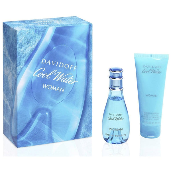 Davidoff Davidoff Cool Water Gift Set 30ml EDT Spray & 75ml Body Lotion -