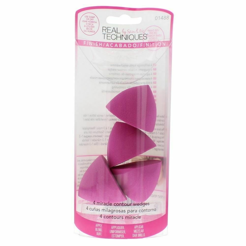 Real Techniques Real Techniques 4 Miracle Contour Wedges - Latex Free -