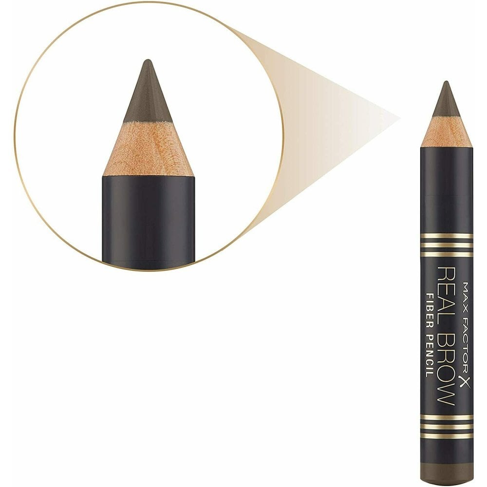 MAX FACTOR Max Factor Real Brow Fiber Pencil - 003 Medium Brown - Health & Beauty > Personal Care > Cosmetics > Makeup > Eye Makeup > Eyebrow Enhancers PENCIL