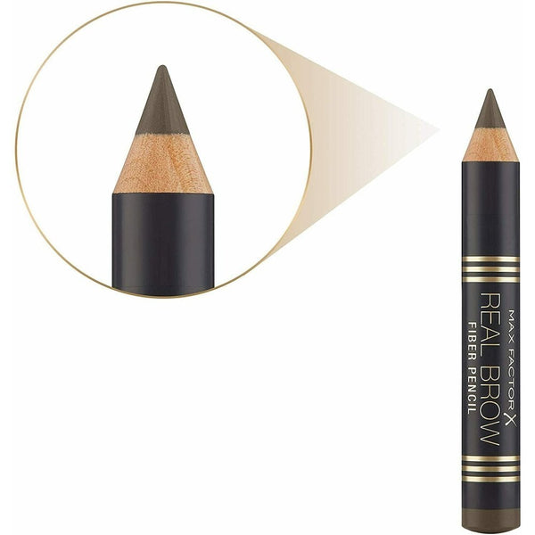 MAX FACTOR Max Factor Real Brow Fiber Pencil - 003 Medium Brown - Health & Beauty > Personal Care > Cosmetics > Makeup > Eye Makeup > Eyebrow Enhancers PENCIL