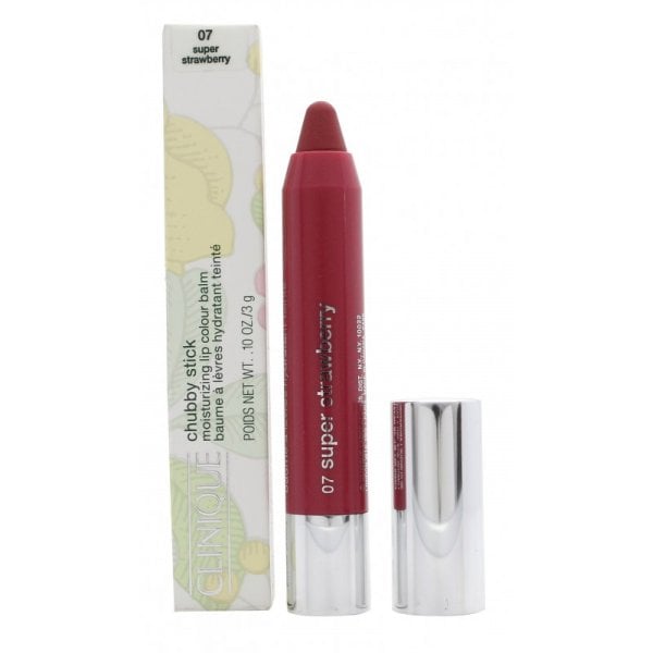Clinique Clinique Chubby Stick Moisturising Lip Colour Balm 3G - 07 Super Strawberry - Health & Beauty > Personal Care > Cosmetics > Skin Care > Lip Balms & Treatments