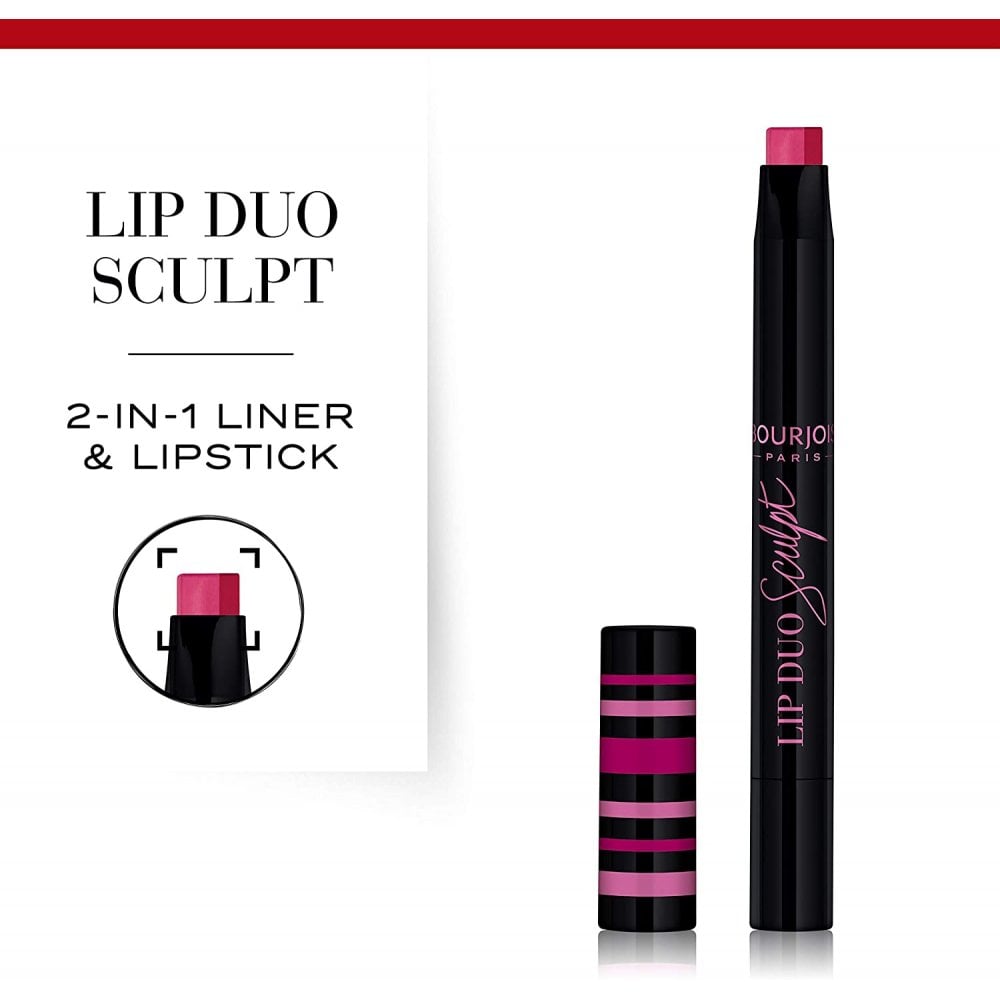 Bourjois Bourjois Lip Duo Sculpt Contouring 2 In 1 Lipstick & Liner - Mi Figue Mi Raisin - Health & Beauty > Personal Care > Cosmetics > Makeup > Lip Makeup > Lipsticks Lipstick