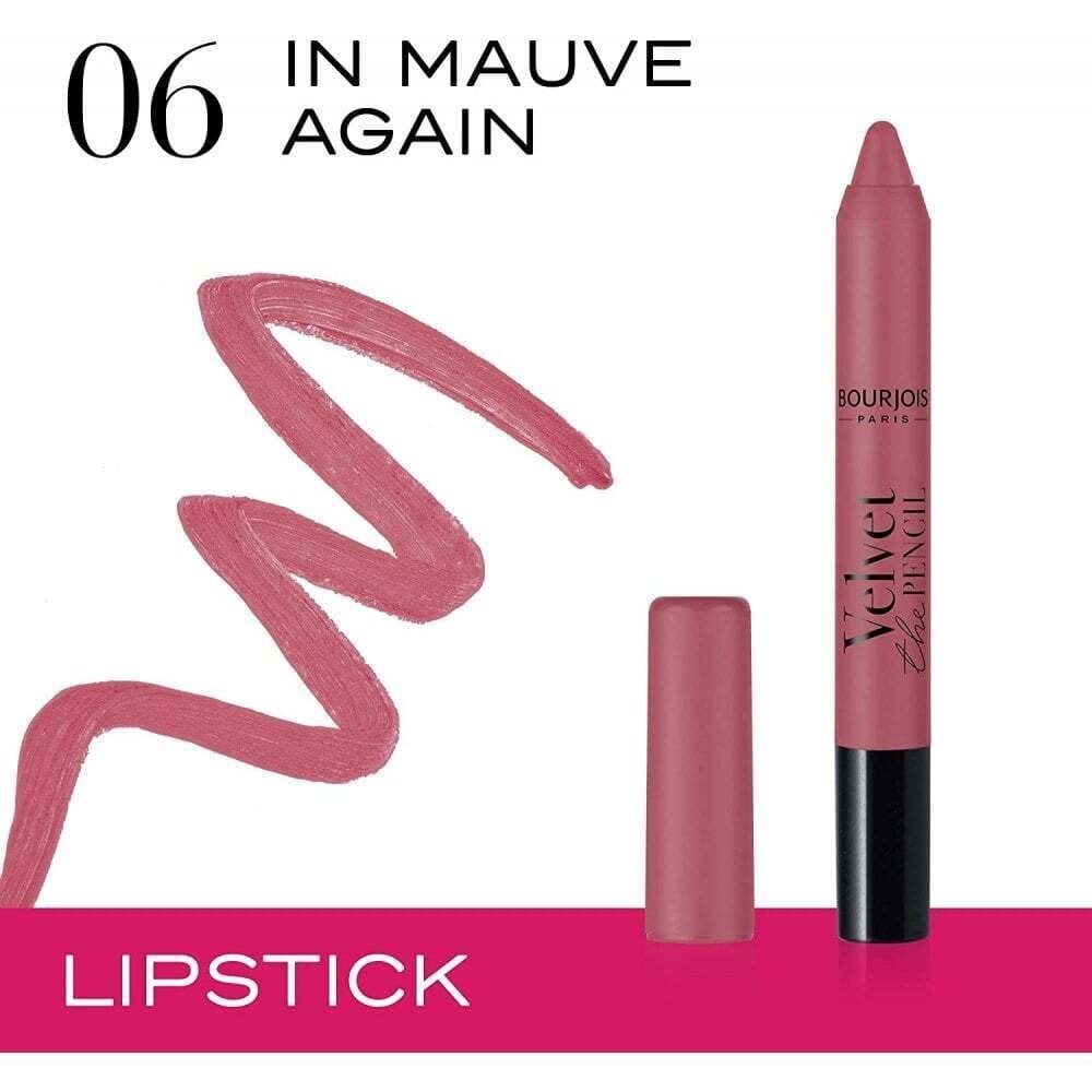 Bourjois Bourjois Velvet The Pencil Lipstick - 06 In Mauve Again -