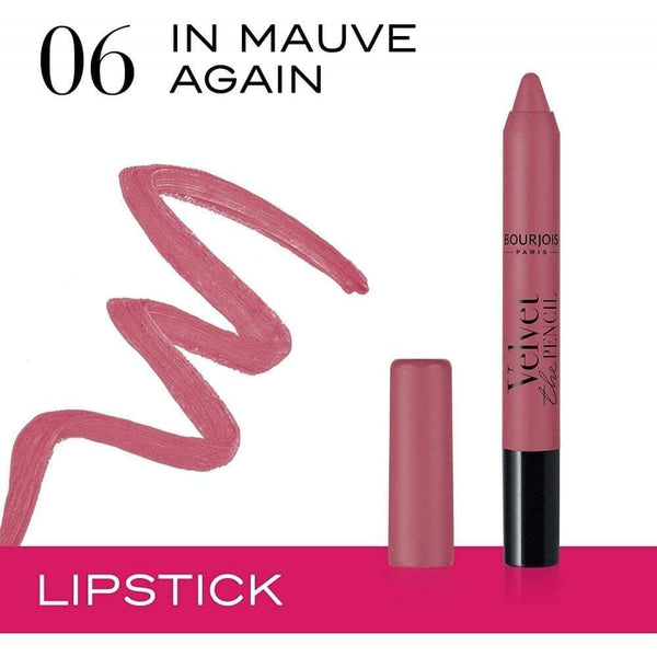 Bourjois Bourjois Velvet The Pencil Lipstick - 06 In Mauve Again -