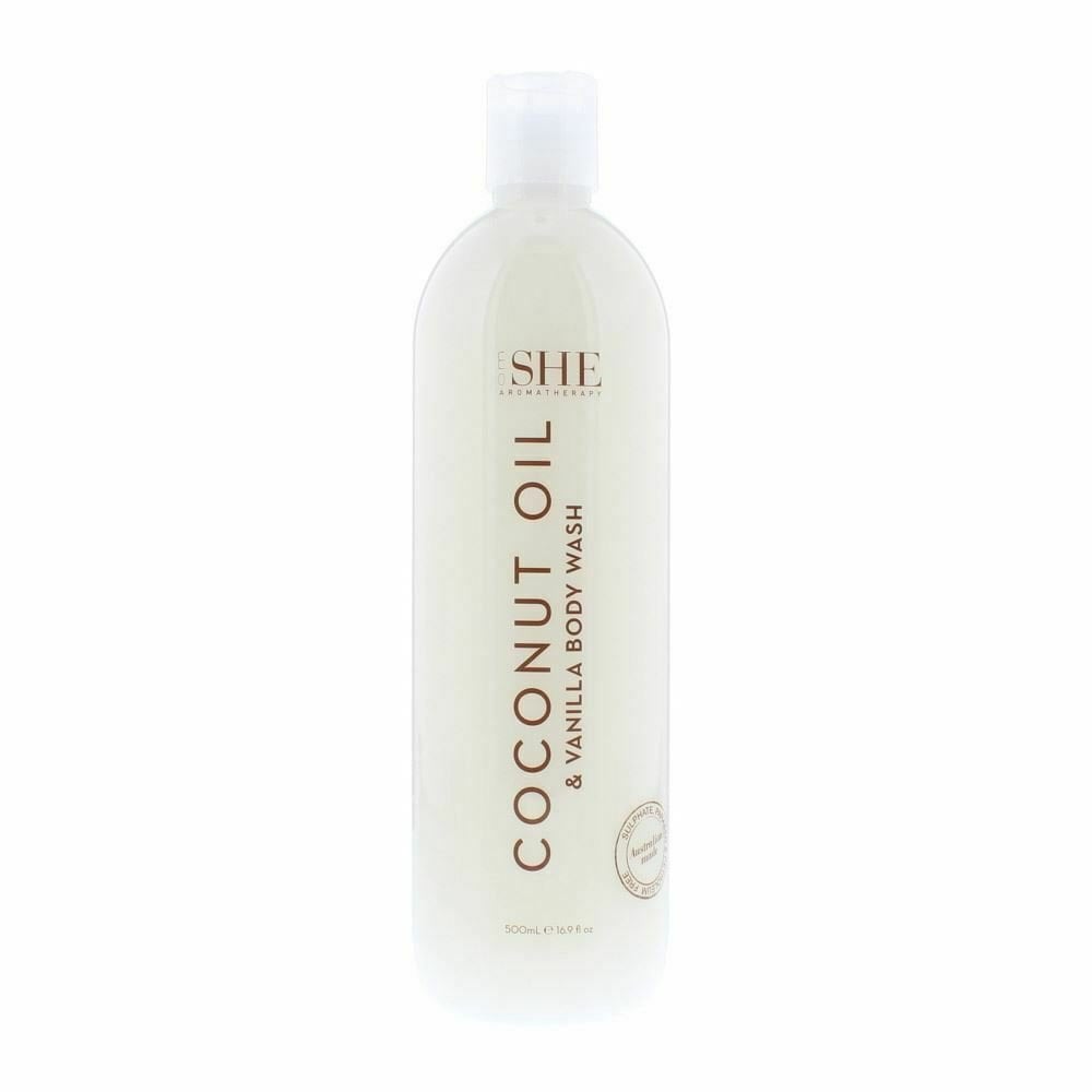 Om She Om She Coconut Oil Body Wash Coconut & Vanilla 500ml -