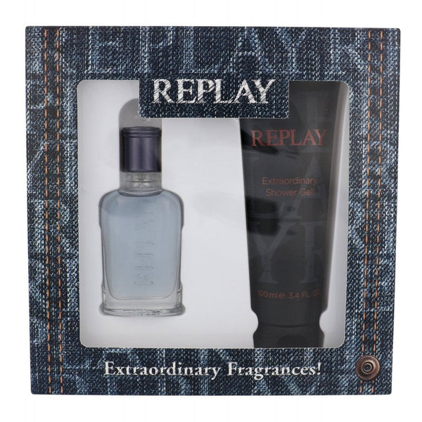 Replay Replay Jeans Original Gift Set 20ml EDT Spray + 100ml Shower Gel - Health & Beauty > Personal Care > Cosmetics > Perfumes & Colognes > Eaux de Parfum EDT