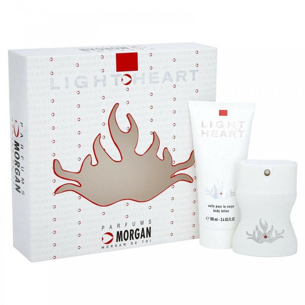 Morgan Morgan De Toi Light My Heart Gift Set 35ml EDT Spray + Body Lotion 100ml - Health & Beauty > Personal Care > Cosmetics > Bath & Body Gift Sets