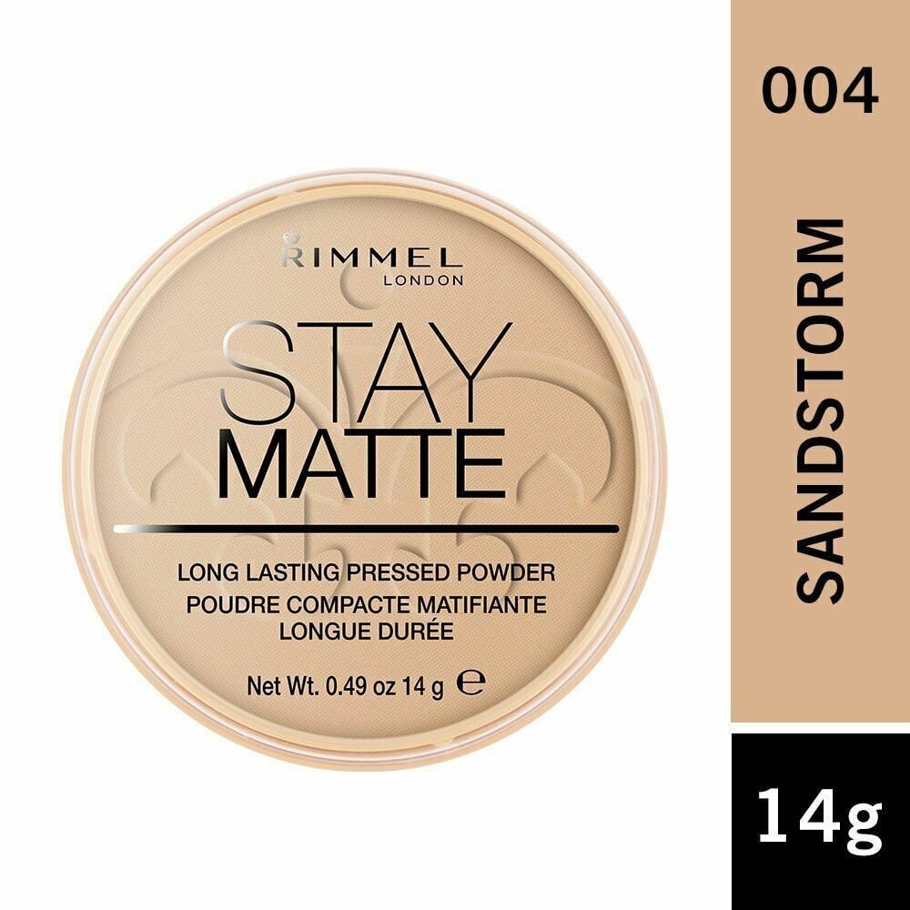 Rimmel London Rimmel Stay Matte Long Lasting Pressed Powder - 004 Sand Storm - Health & Beauty > Personal Care > Cosmetics > Makeup > Face Makeup > Foundations & Concealers .