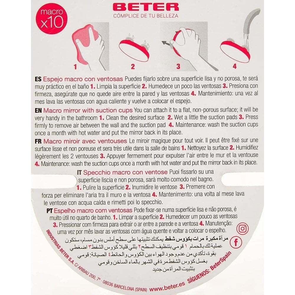 Beter Beter Ohh! Macro Mirror X10 Macro - Health & Beauty > Personal Care > Cosmetics Mirror