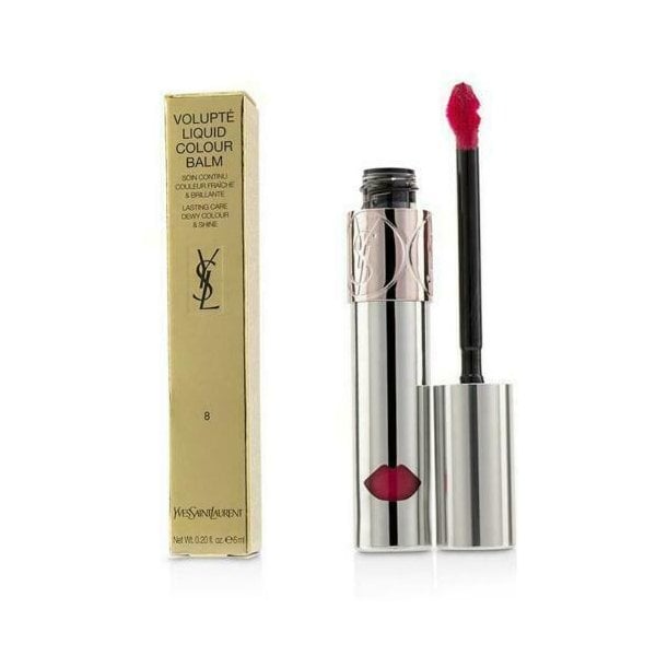 YSL YSL Volupte Liquid Colour Balm 6ml - 8 Excite Me Pink -