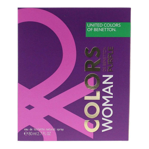Benetton Benetton Colours De Benetton Purple 80ml EDT Spray - Health & Beauty > Personal Care > Cosmetics > Perfumes & Colognes > Eaux De Toilette EDT