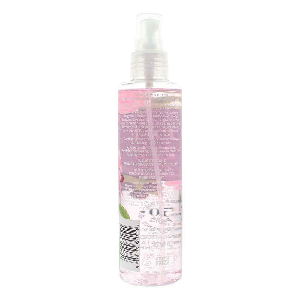 Yardley Yardley Blossom & Peach Body Mist 200ml - Health & Beauty > Personal Care > Cosmetics > Perfumes & Colognes > Body Mists Body Mist