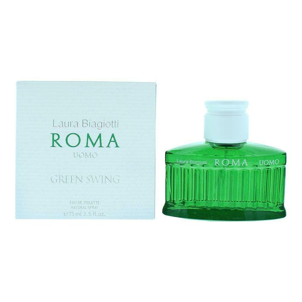 Laura Biagiotti Laura Biagiotti Roma Uomo Green Swing 75ml EDT Spray - Health & Beauty > Personal Care > Cosmetics > Perfumes & Colognes > Eaux De Toilette EDT