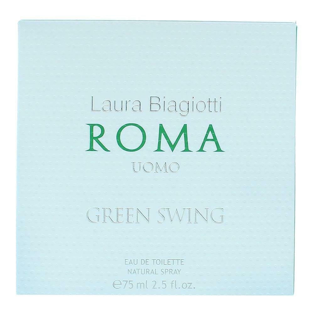 Laura Biagiotti Laura Biagiotti Roma Uomo Green Swing 75ml EDT Spray - Health & Beauty > Personal Care > Cosmetics > Perfumes & Colognes > Eaux De Toilette EDT