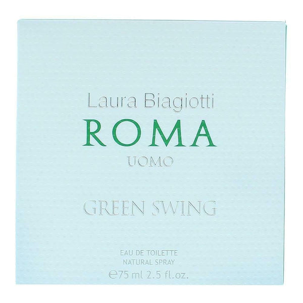 Laura Biagiotti Laura Biagiotti Roma Uomo Green Swing 75ml EDT Spray - Health & Beauty > Personal Care > Cosmetics > Perfumes & Colognes > Eaux De Toilette EDT