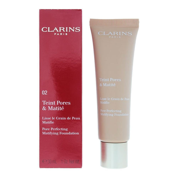 Clarins Clarins Pore Perfecting Matifying Foundation 30ml - 02 Nude Beige -