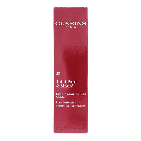 Clarins Clarins Pore Perfecting Matifying Foundation 30ml - 02 Nude Beige -