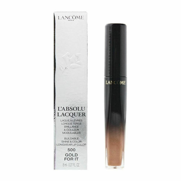 Lancome Lancome L'Absolu Lacquer Lipstick 8ml - 500 Gold For It -