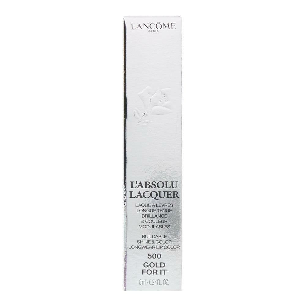 Lancome Lancome L'Absolu Lacquer Lipstick 8ml - 500 Gold For It -