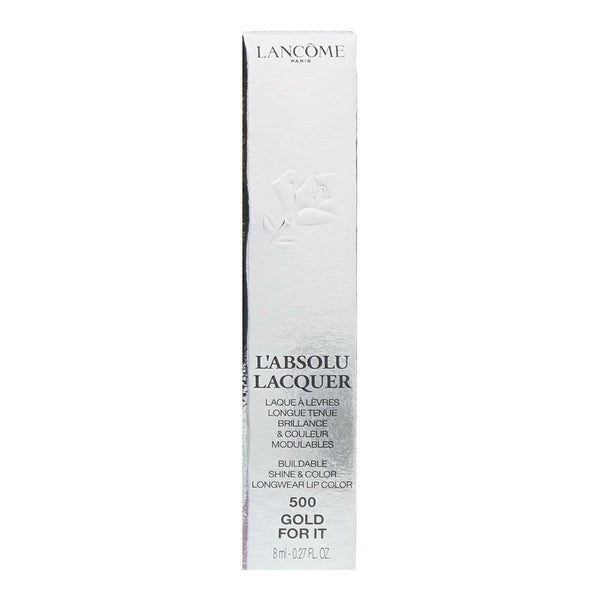 Lancome Lancome L'Absolu Lacquer Lipstick 8ml - 500 Gold For It -