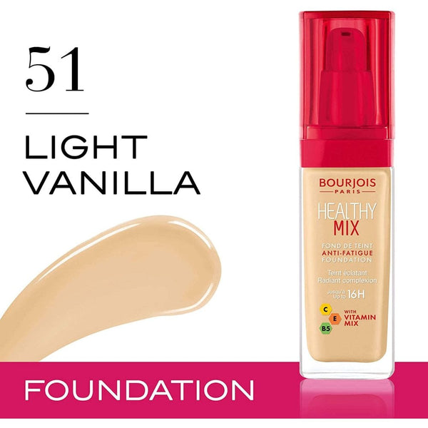 Bourjois Healthy Mix Anti-Fatigue Foundation 30ml - 51 Light Vanilla