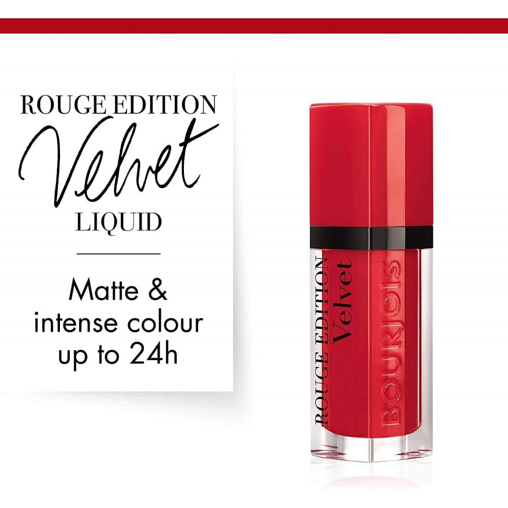 Bourjois Rouge Edition Velvet Liquid Lipstick - 7.7ml - 3 Hot Pepper