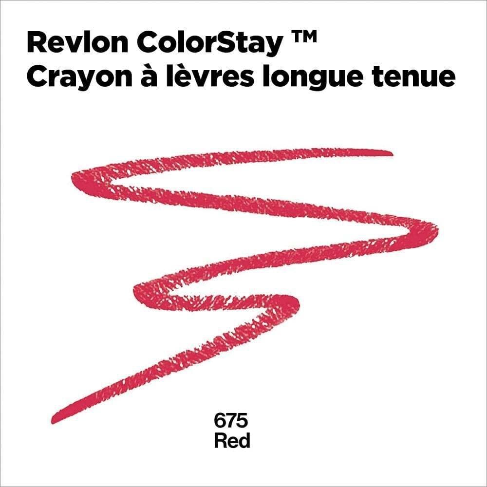 Revlon Revlon Colorstay 8Hr Long Lasting Bold Lip Liner - 675 Red - Health & Beauty > Personal Care > Cosmetics > Makeup > Lip Makeup > Lip Liners LIP LINER