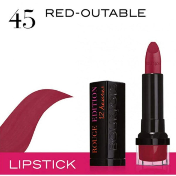 Bourjois Bourjois Rouge Edition 12 Hours - 45 Red Outable - Health & Beauty > Personal Care > Cosmetics > Makeup > Lip Makeup > Lipsticks Lipstick