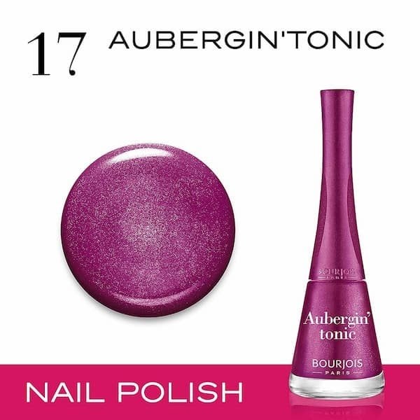 Bourjois Bourjois 1 Seconde Nail Ename Nail Polish - 17 Aubergin Tonic -