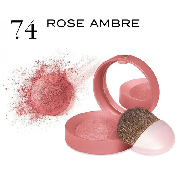 Bourjois Bourjois Little Round Pot Blush With Mirror And Brush - 74 Rosa Ambre - Health & Beauty > Personal Care > Cosmetics > Makeup > Face Makeup > Blushes & Bronzers EYESHADOW