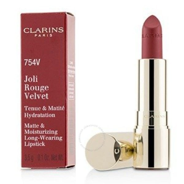 Clarins Clarins Joli Rouge Velvet Lipstick - 754V Deep Red - Health & Beauty > Personal Care > Cosmetics > Makeup > Lip Makeup > Lipsticks 0