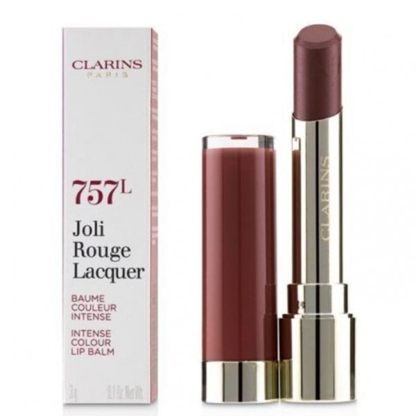 Clarins Clarins Joli Rouge Lacquer 757 Nude Brick - Health & Beauty > Personal Care > Cosmetics LACQUER