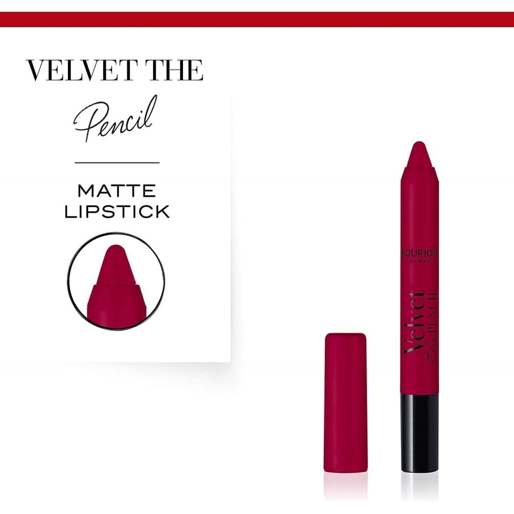 Bourjois Bourjois Velvet The Pencil Lipstick - 16 Rouge Di'Vin - Health & Beauty > Personal Care > Cosmetics > Makeup > Lip Makeup > Lipsticks Lipstick