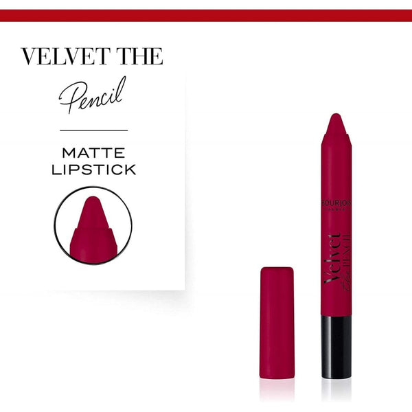 Bourjois Bourjois Velvet The Pencil Lipstick - 16 Rouge Di'Vin - Health & Beauty > Personal Care > Cosmetics > Makeup > Lip Makeup > Lipsticks Lipstick