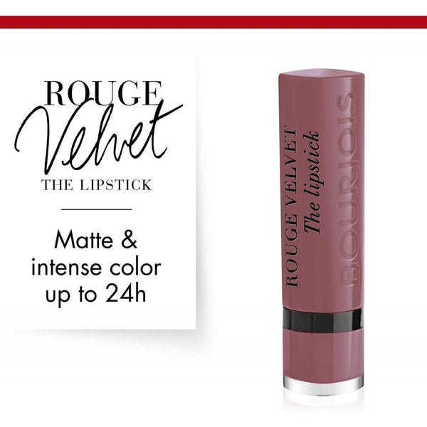 Bourjois Bourjois Rouge Velvet The Lipstick - 17 From Paris With Mauve - Health & Beauty > Personal Care > Cosmetics > Makeup > Lip Makeup > Lipsticks Lipstick