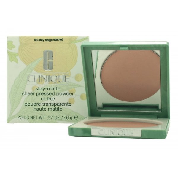 Clinique Clinique 03 Stay Beige (Mf/M) Stay Matte Sheer Pressed Powder 7.6G Oil - Health & Beauty > Personal Care > Cosmetics > Makeup > Face Makeup > Face Powder