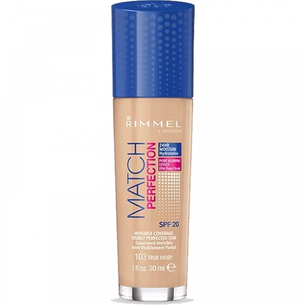 Rimmel Rimmel Match Perfection Light Perfecting Foundation 30ml - 103 True Ivory -