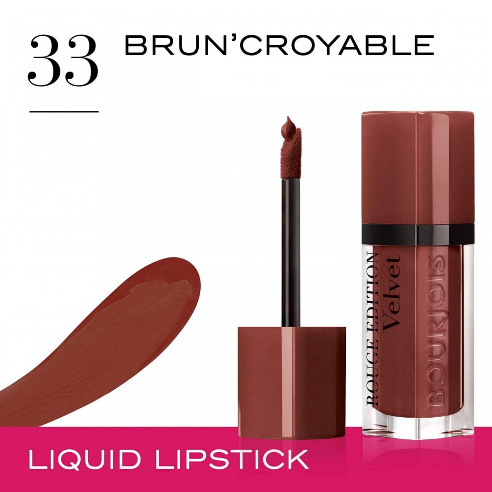 Bourjois Bourjois Rouge Edition Velvet Matte Effect Lipstick - 33 Brun Croyable -