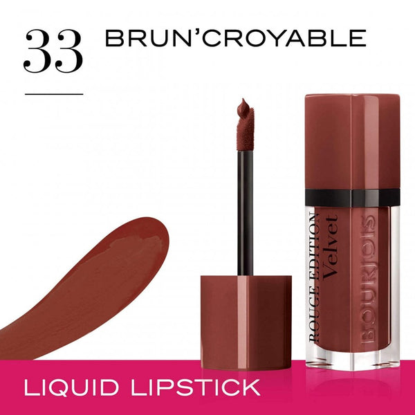 Bourjois Bourjois Rouge Edition Velvet Matte Effect Lipstick - 33 Brun Croyable -