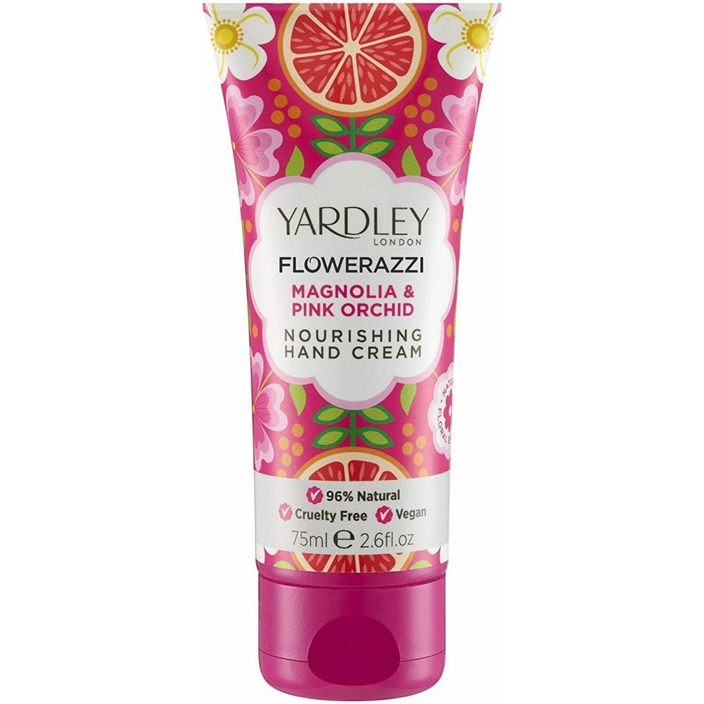 Yardley Yardley Flowerazzi Magnolia & Pink Orchid Hand Cream 75ml - Hand Cream