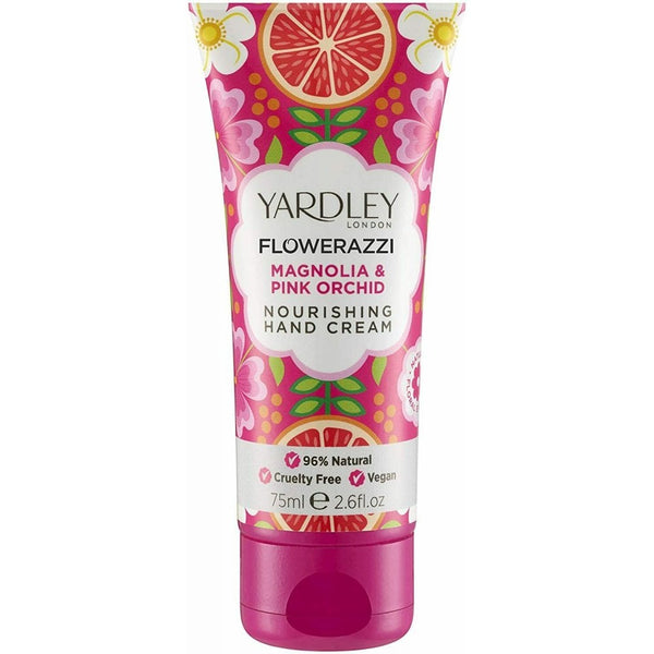 Yardley Yardley Flowerazzi Magnolia & Pink Orchid Hand Cream 75ml - Hand Cream