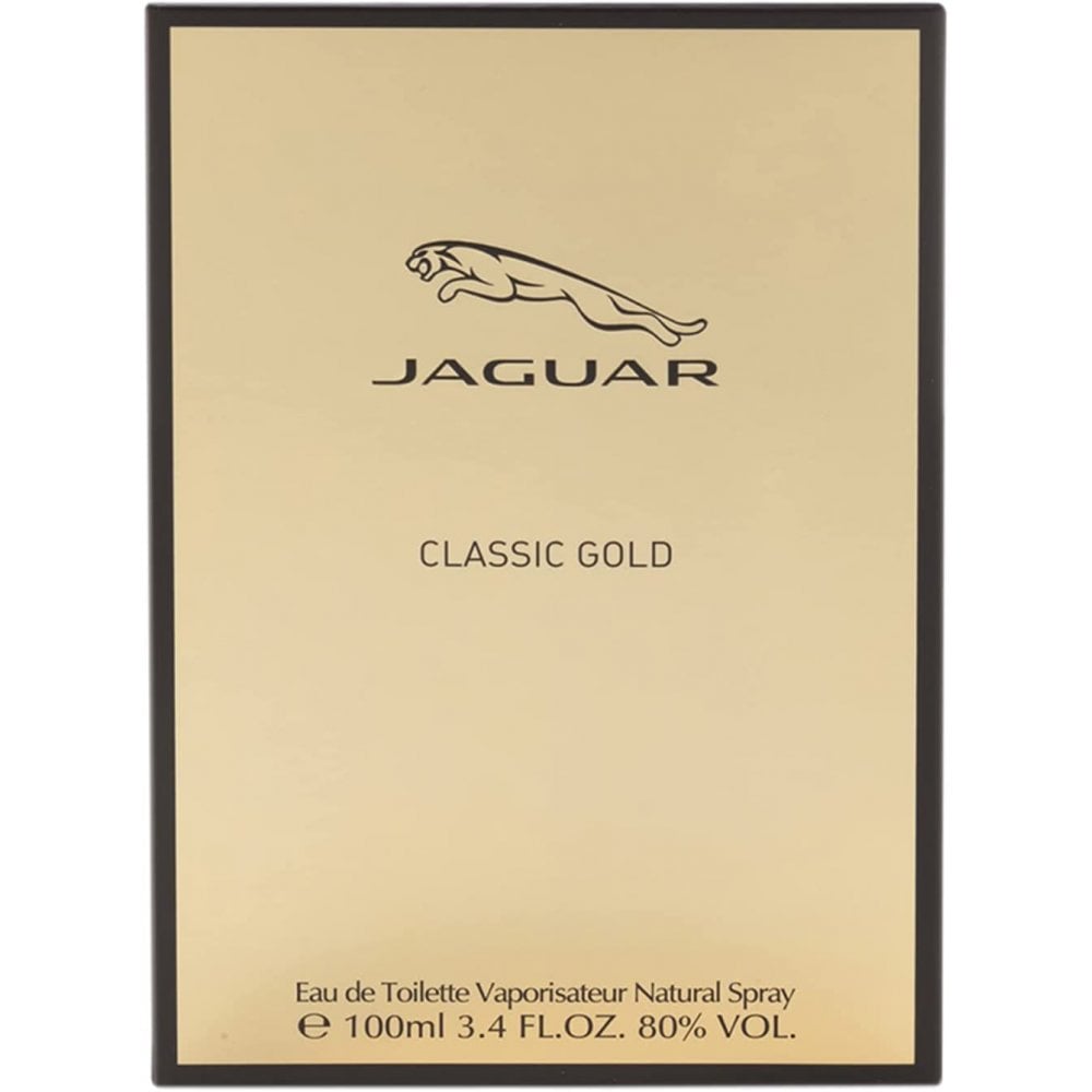 Jaguar Jaguar Classic Gold 100ml EDT Spray - Health & Beauty > Personal Care > Cosmetics > Perfumes & Colognes > Eaux De Toilette EDT