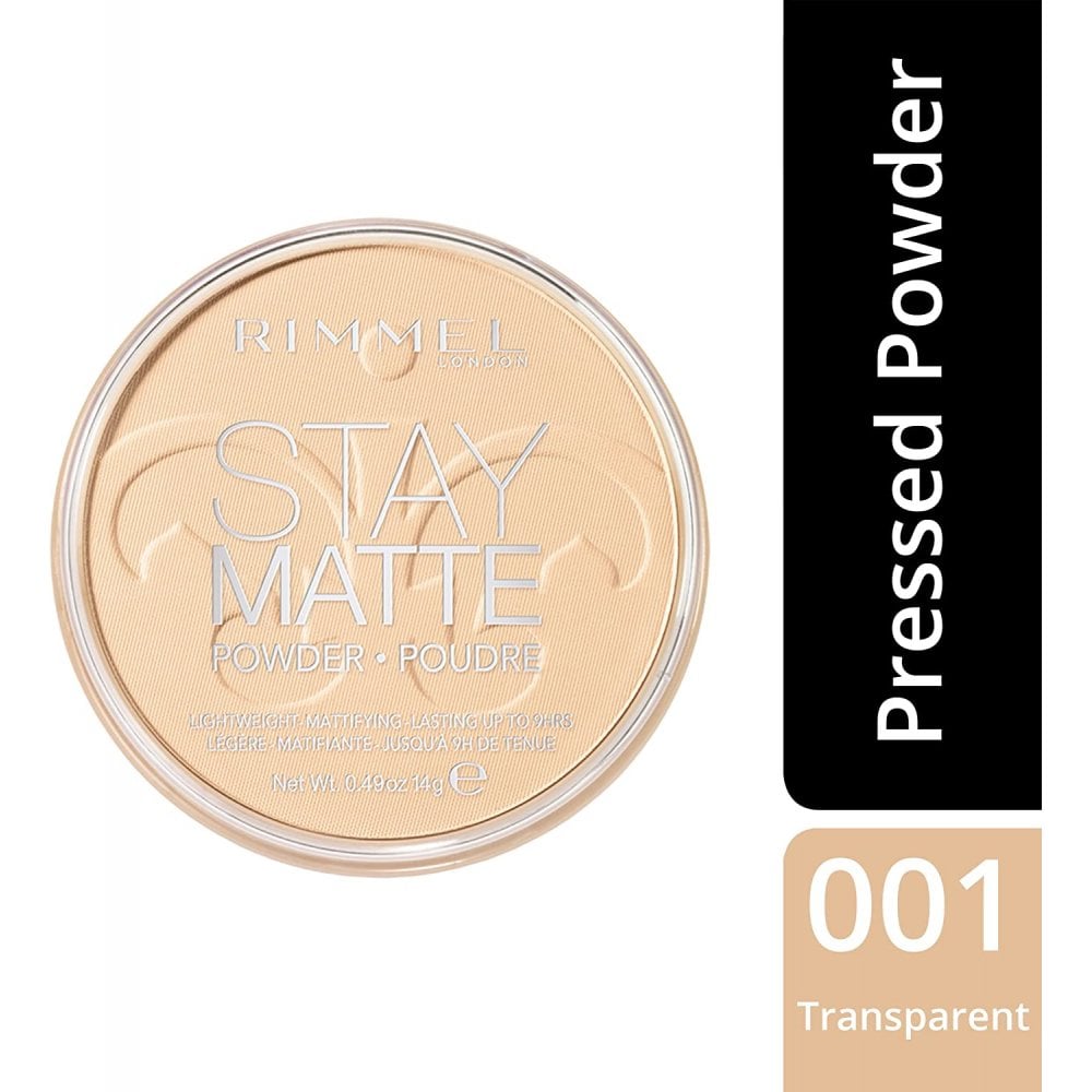 RIMMEL LONDON Rimmel Stay Matte Pressed Powder - 001 Transparent - Health & Beauty > Personal Care > Cosmetics > Makeup > Face Makeup > Face Powder POWDER