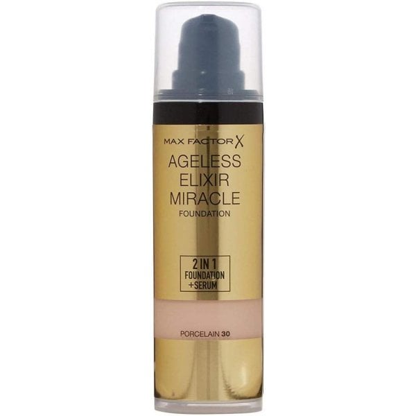 MAX FACTOR Max Factor Ageless Elixir 2 In 1 Foundation + Serum 30ml Porcelain 30 - Health & Beauty > Personal Care > Cosmetics > Makeup > Face Makeup > Foundations & Concealers