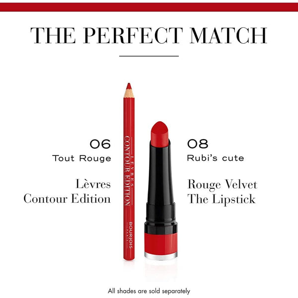Bourjois Bourjois Contour Edition Lip Liner - 06 Tout Rouge - Health & Beauty > Personal Care > Cosmetics > Makeup > Lip Makeup > Lipsticks Lipstick