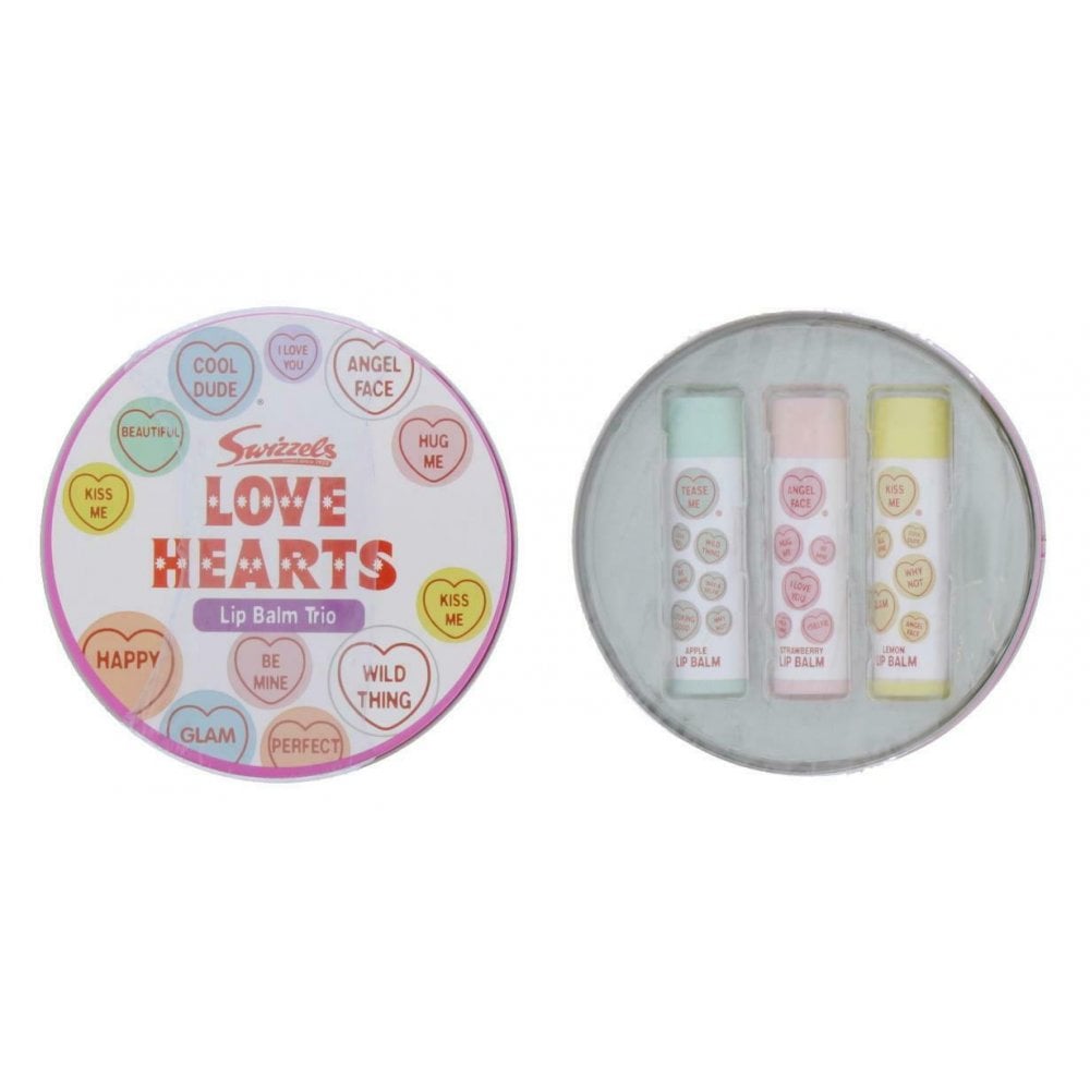 Swizzels Swizzels Lip Balm Trio Love Hearts -